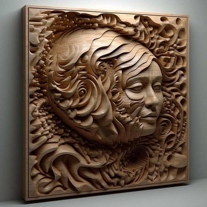 نموذج ثلاثي الأبعاد لآلة CNC 3D Art 